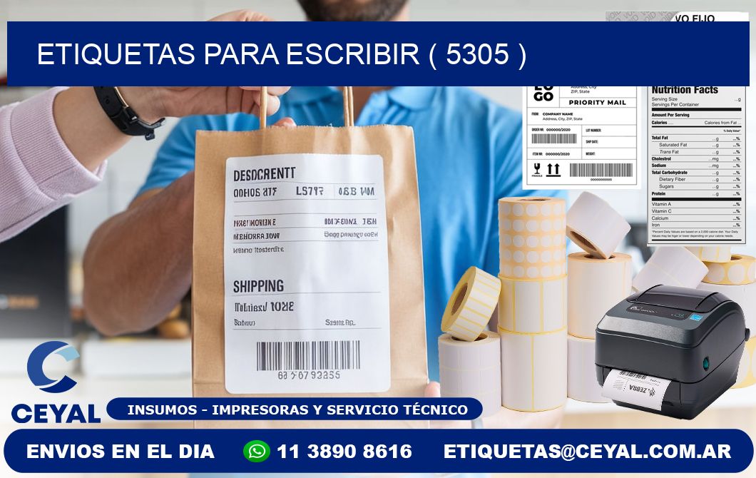 ETIQUETAS PARA ESCRIBIR ( 5305 )