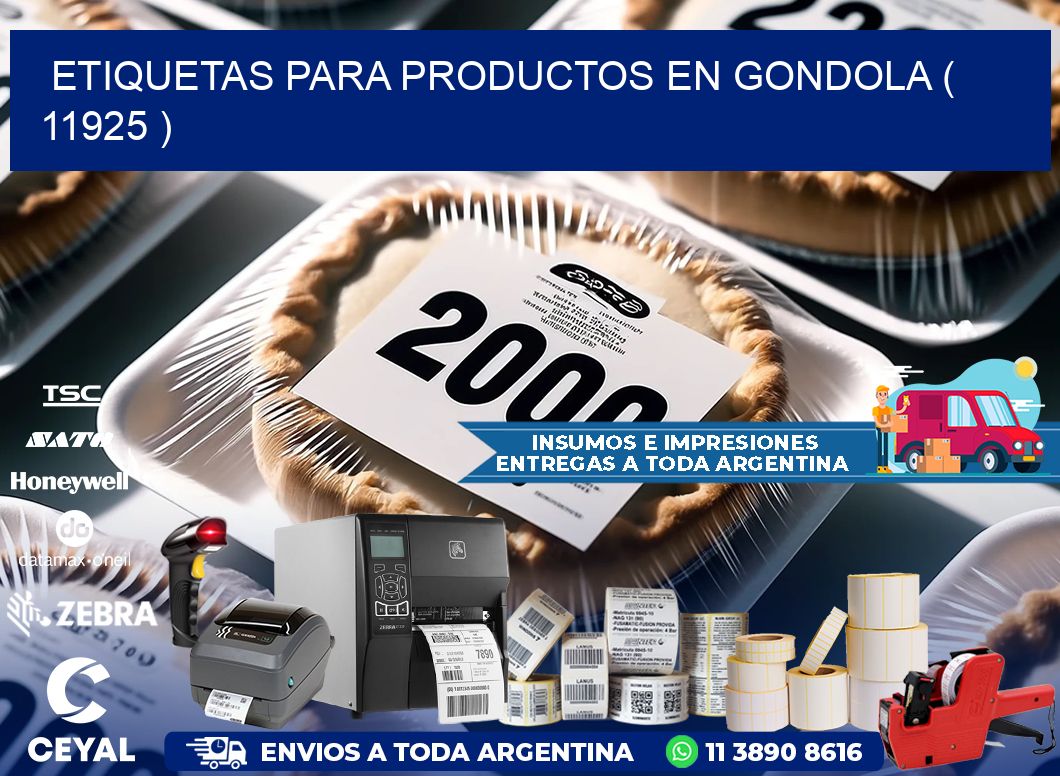 ETIQUETAS PARA PRODUCTOS EN GONDOLA ( 11925 )