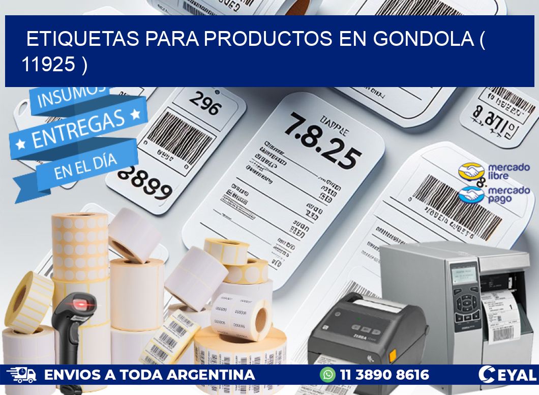 ETIQUETAS PARA PRODUCTOS EN GONDOLA ( 11925 )