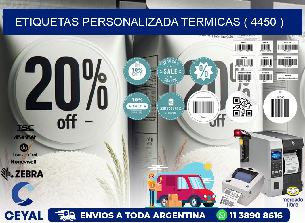 ETIQUETAS PERSONALIZADA TERMICAS ( 4450 )