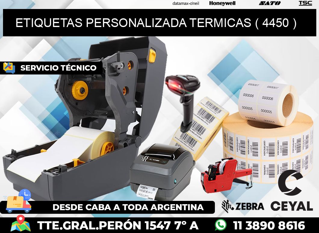 ETIQUETAS PERSONALIZADA TERMICAS ( 4450 )