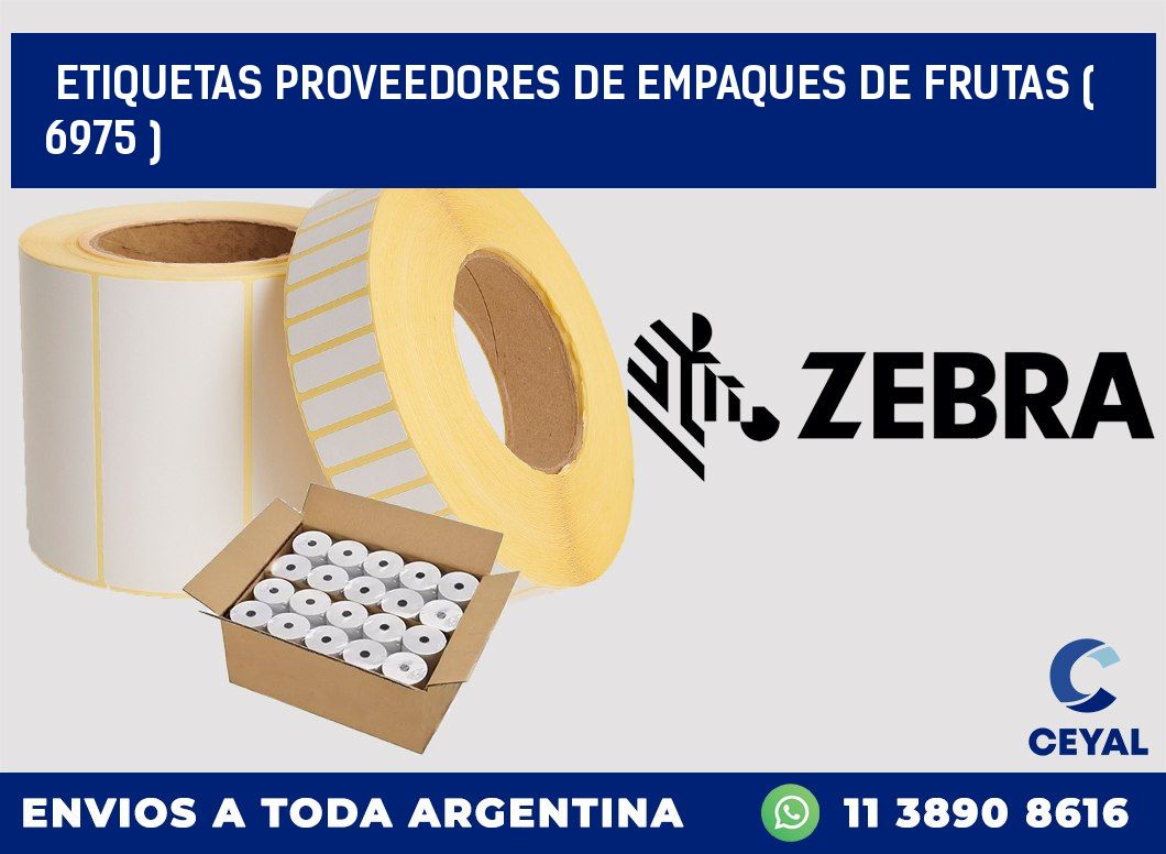 ETIQUETAS PROVEEDORES DE EMPAQUES DE FRUTAS ( 6975 )