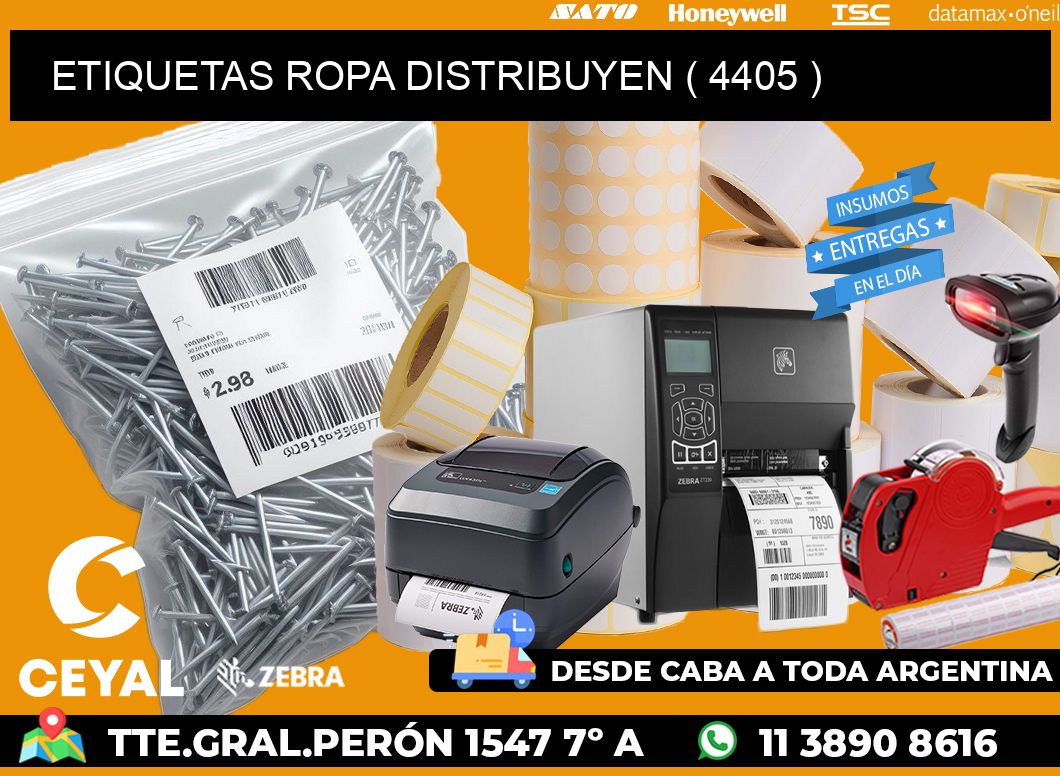 ETIQUETAS ROPA DISTRIBUYEN ( 4405 )