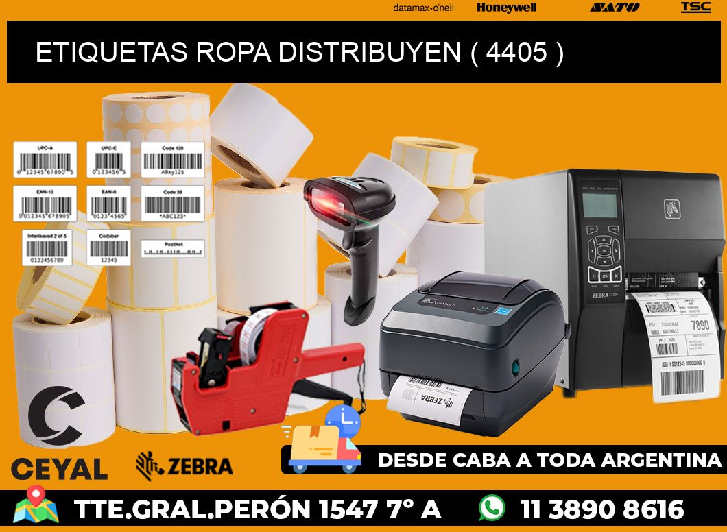 ETIQUETAS ROPA DISTRIBUYEN ( 4405 )