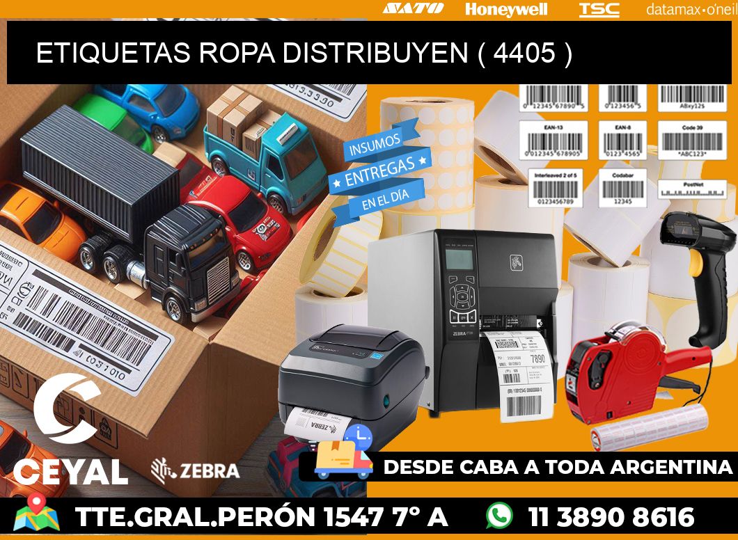 ETIQUETAS ROPA DISTRIBUYEN ( 4405 )