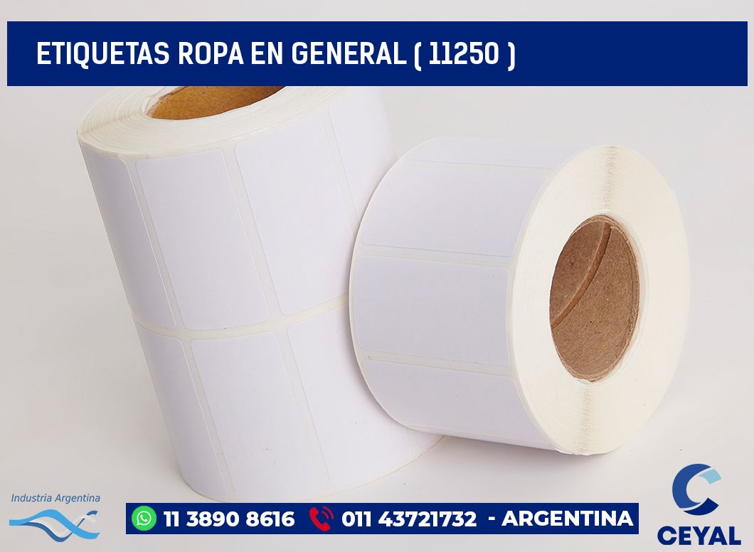 ETIQUETAS ROPA EN GENERAL ( 11250 )