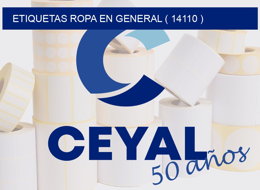 ETIQUETAS ROPA EN GENERAL ( 14110 )