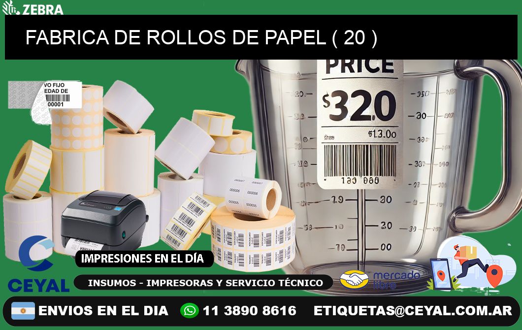 FABRICA DE ROLLOS DE PAPEL ( 20 )