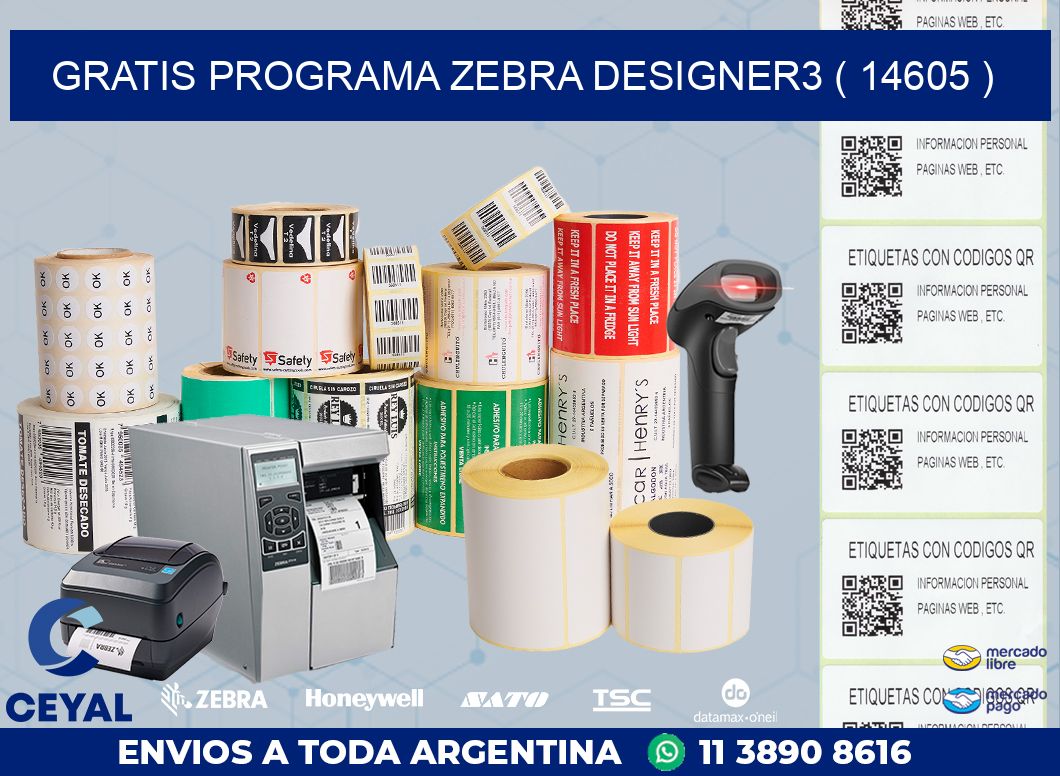 GRATIS PROGRAMA ZEBRA DESIGNER3 ( 14605 )