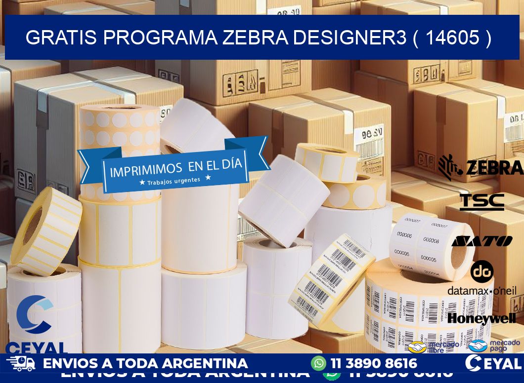 GRATIS PROGRAMA ZEBRA DESIGNER3 ( 14605 )