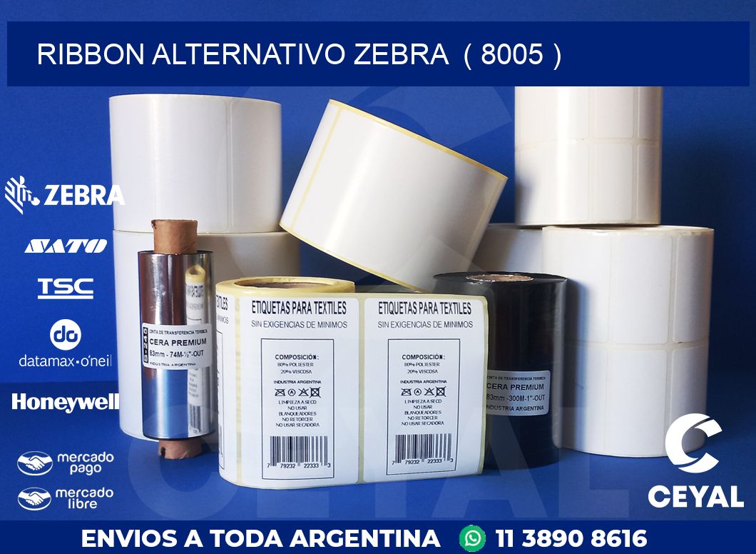 RIBBON ALTERNATIVO ZEBRA  ( 8005 )