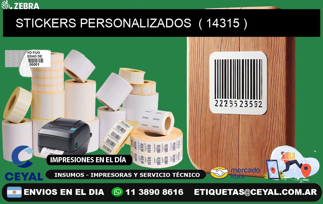 STICKERS PERSONALIZADOS  ( 14315 )