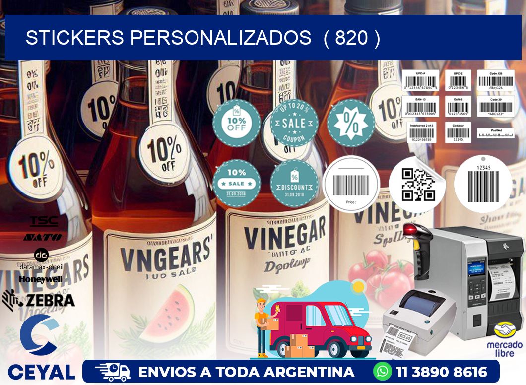 STICKERS PERSONALIZADOS  ( 820 )