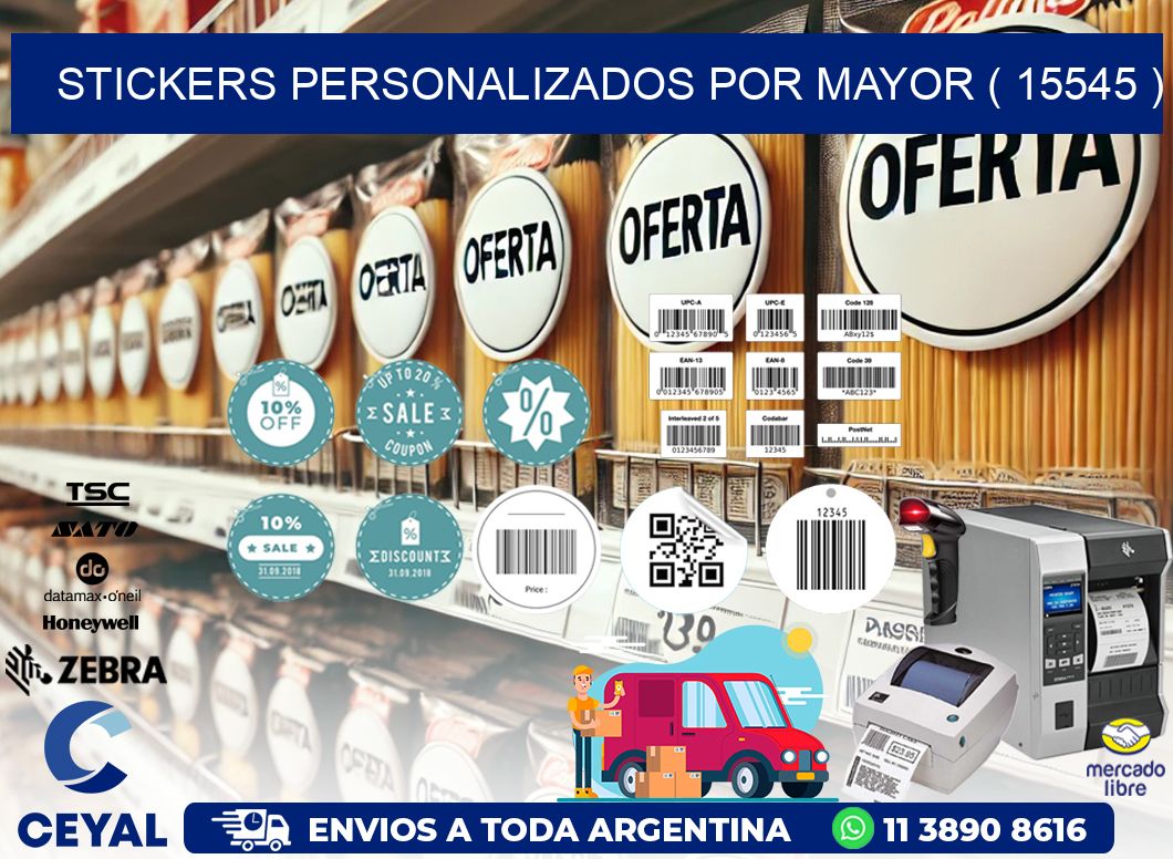 STICKERS PERSONALIZADOS POR MAYOR ( 15545 )