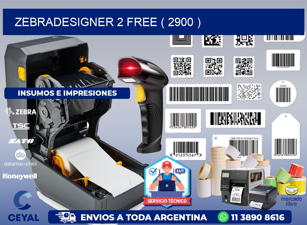 ZEBRADESIGNER 2 FREE ( 2900 )