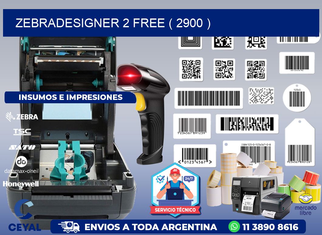 ZEBRADESIGNER 2 FREE ( 2900 )