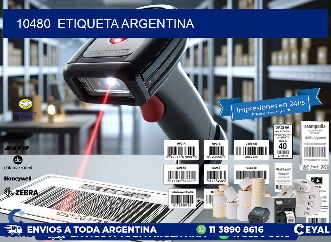 10480  ETIQUETA ARGENTINA