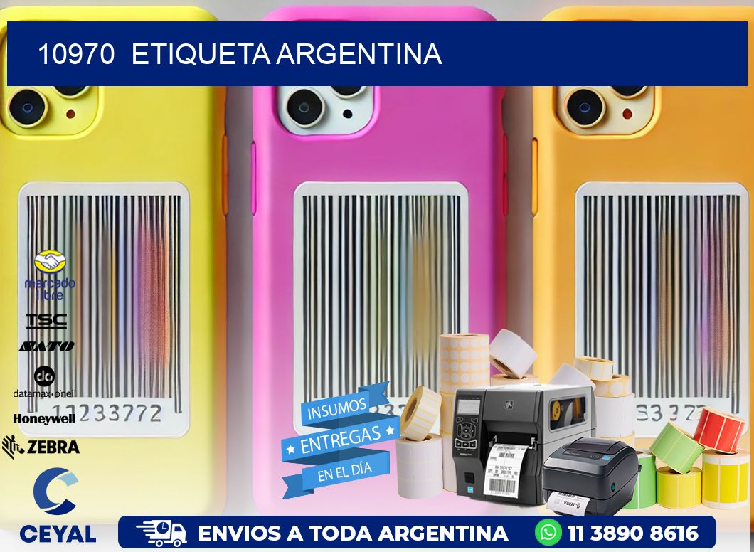 10970  ETIQUETA ARGENTINA