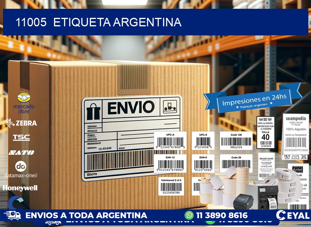 11005  ETIQUETA ARGENTINA