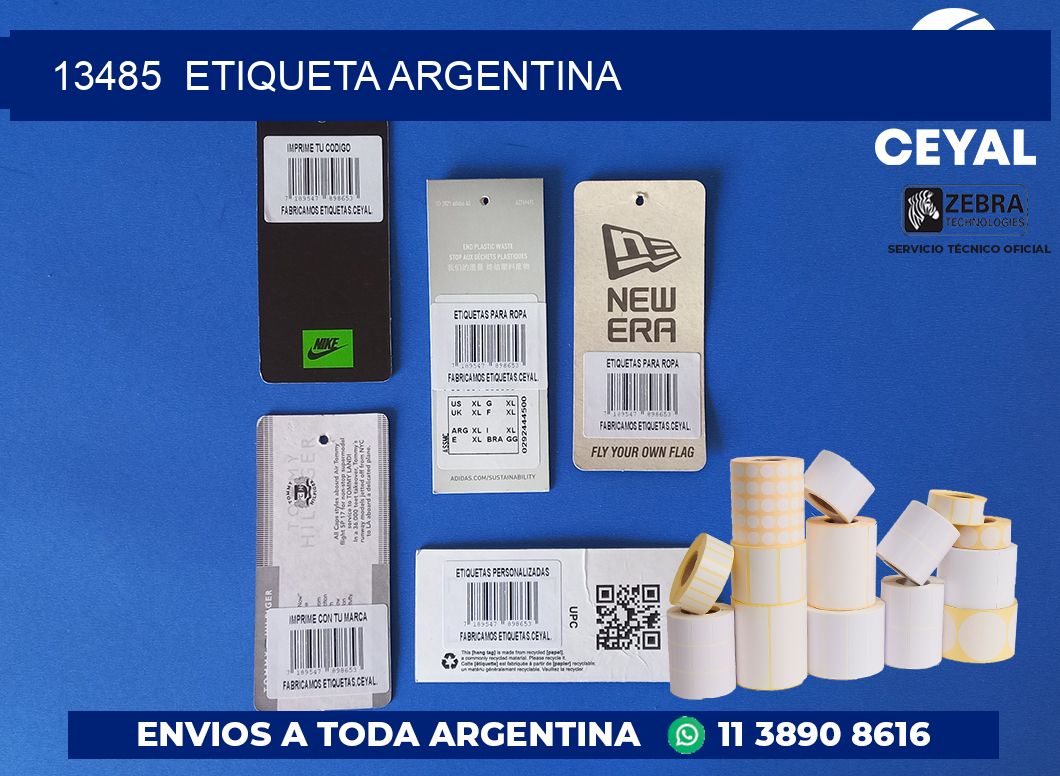 13485  ETIQUETA ARGENTINA