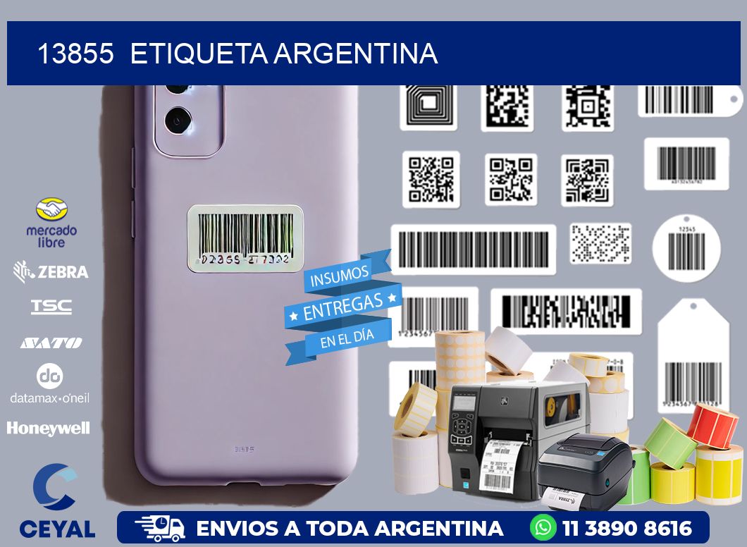 13855  ETIQUETA ARGENTINA