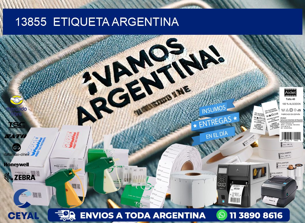 13855  ETIQUETA ARGENTINA