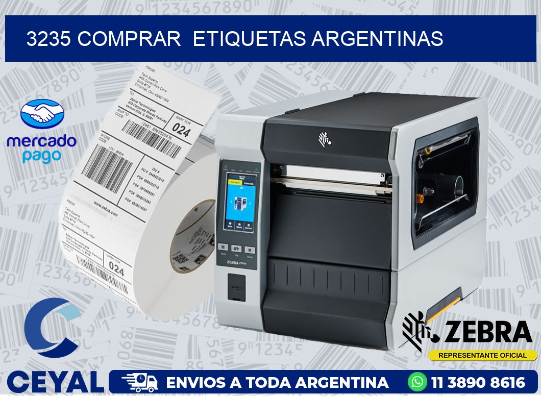 3235 COMPRAR  ETIQUETAS ARGENTINAS