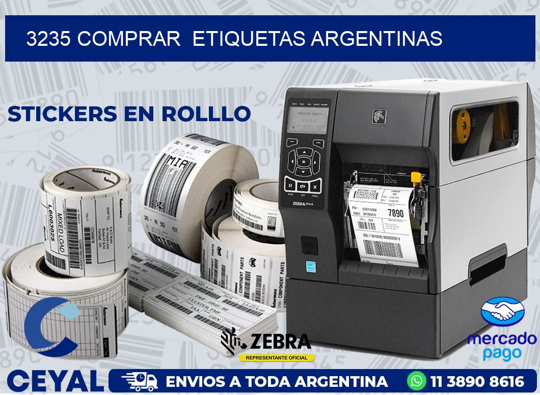 3235 COMPRAR  ETIQUETAS ARGENTINAS