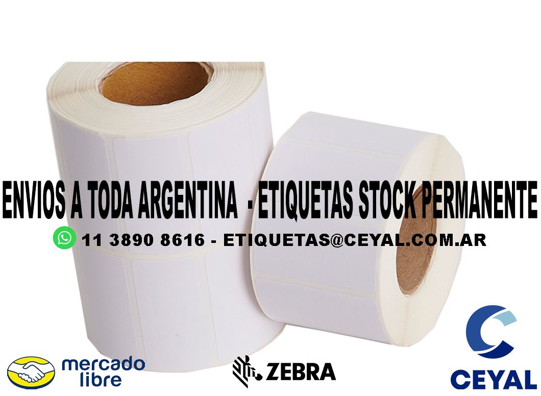 4000 ETIQUETAS PEGATINA 85 x 20