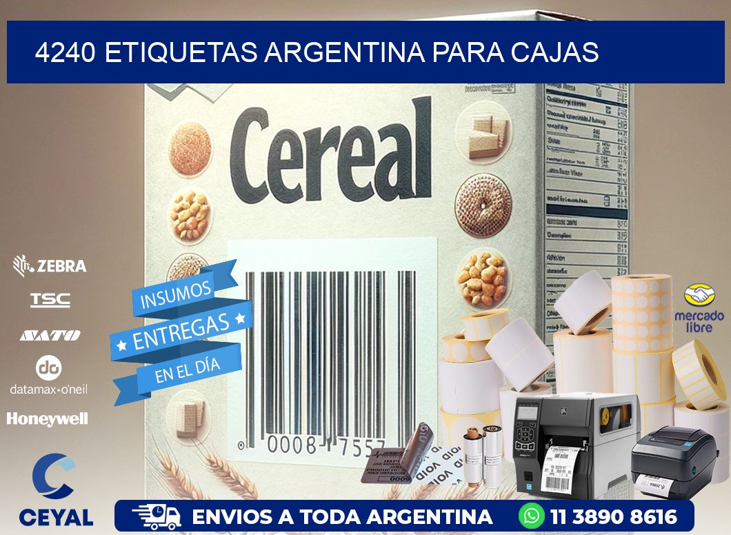 4240 ETIQUETAS ARGENTINA PARA CAJAS