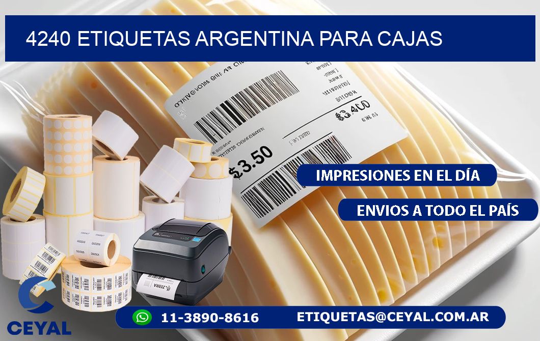 4240 ETIQUETAS ARGENTINA PARA CAJAS