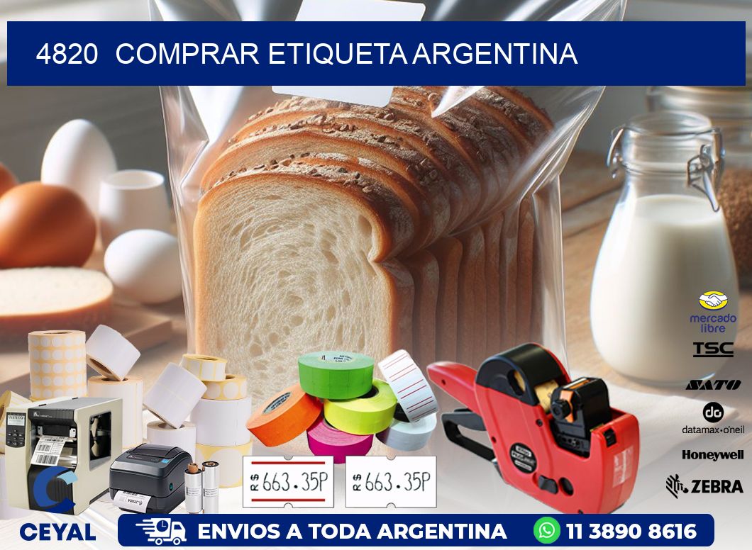 4820  COMPRAR ETIQUETA ARGENTINA