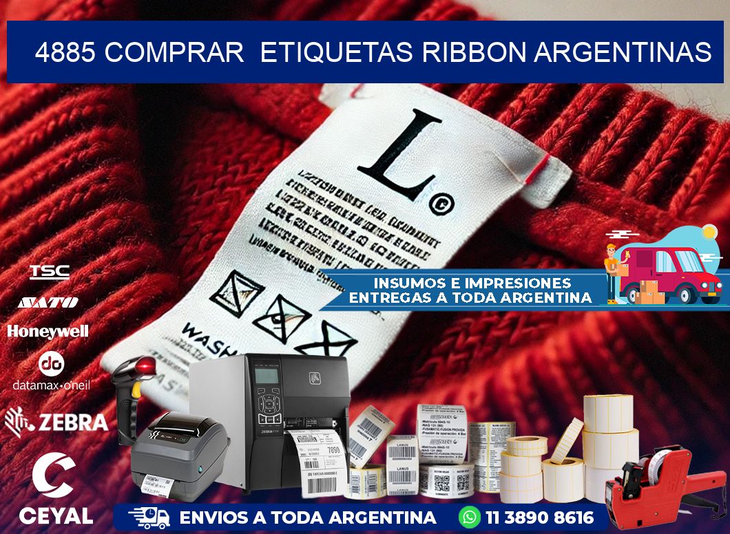 4885 COMPRAR  ETIQUETAS RIBBON ARGENTINAS