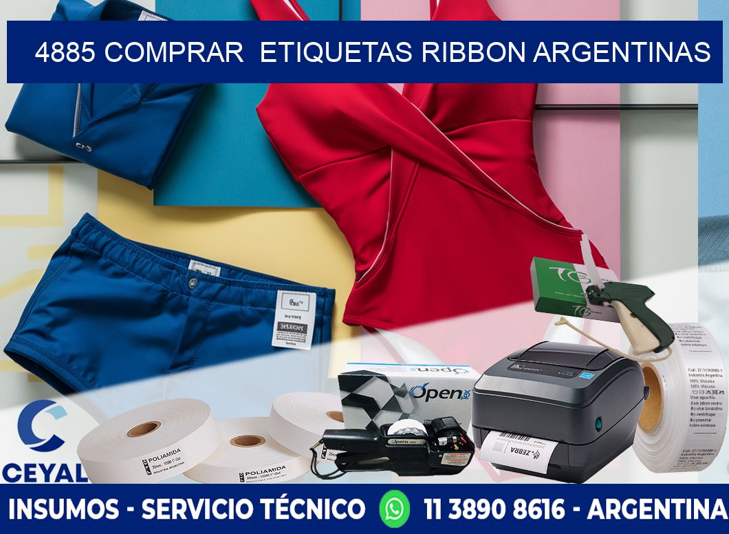 4885 COMPRAR  ETIQUETAS RIBBON ARGENTINAS