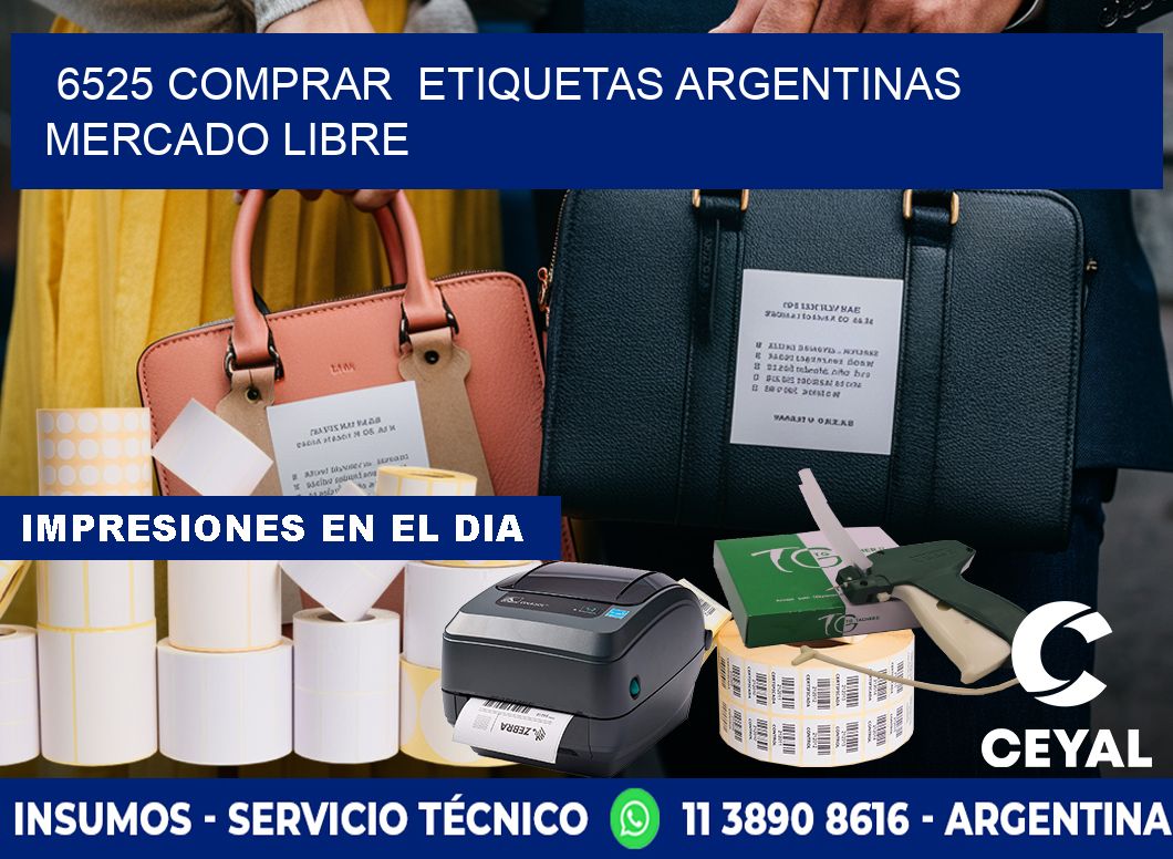 6525 COMPRAR  ETIQUETAS ARGENTINAS MERCADO LIBRE