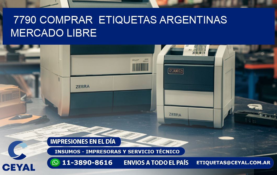 7790 COMPRAR  ETIQUETAS ARGENTINAS MERCADO LIBRE