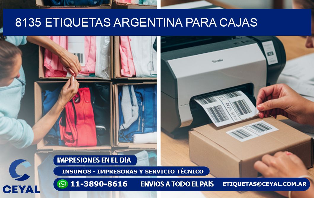 8135 ETIQUETAS ARGENTINA PARA CAJAS