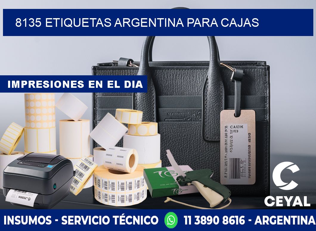 8135 ETIQUETAS ARGENTINA PARA CAJAS