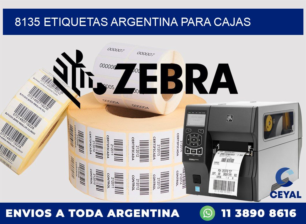 8135 ETIQUETAS ARGENTINA PARA CAJAS