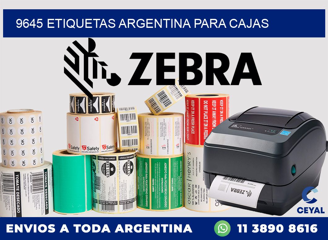 9645 ETIQUETAS ARGENTINA PARA CAJAS