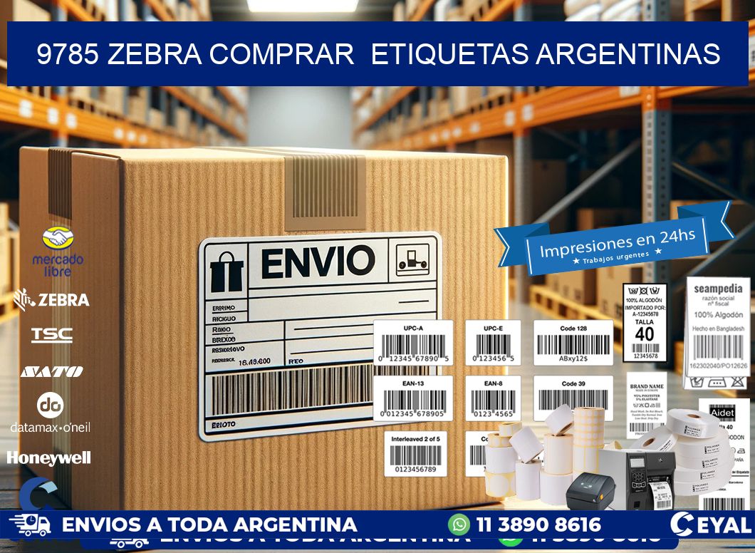 9785 ZEBRA COMPRAR  ETIQUETAS ARGENTINAS