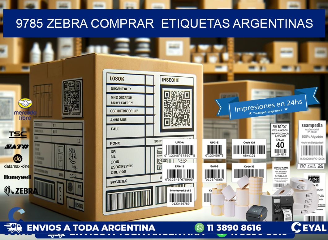 9785 ZEBRA COMPRAR  ETIQUETAS ARGENTINAS