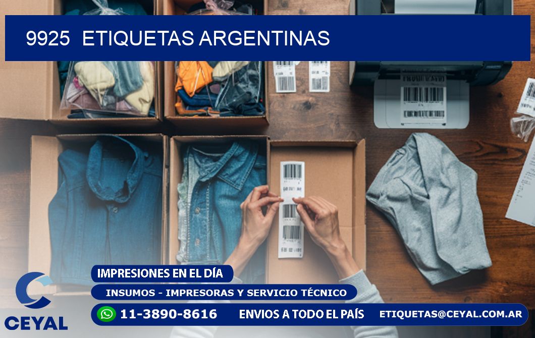 9925  ETIQUETAS ARGENTINAS