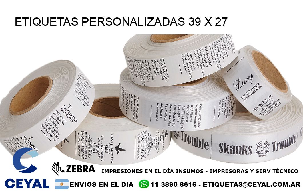 ETIQUETAS PERSONALIZADAS 39 x 27