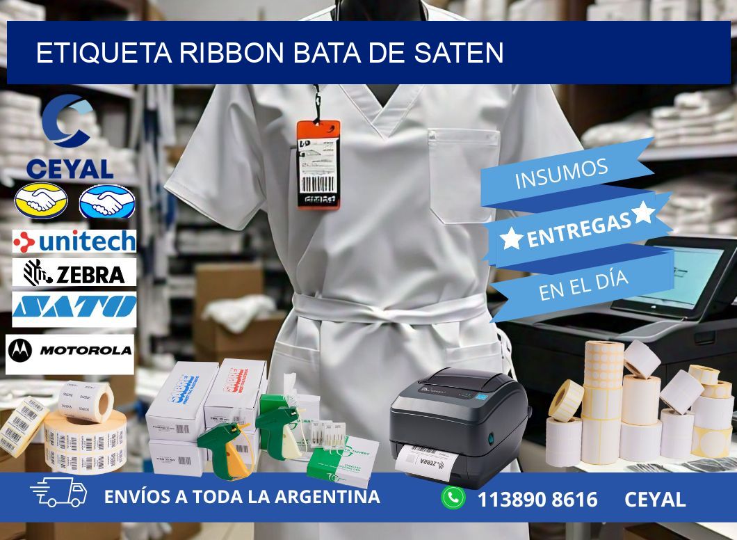 ETIQUETA RIBBON BATA DE SATEN