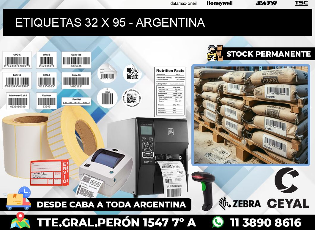 ETIQUETAS 32 x 95 – ARGENTINA