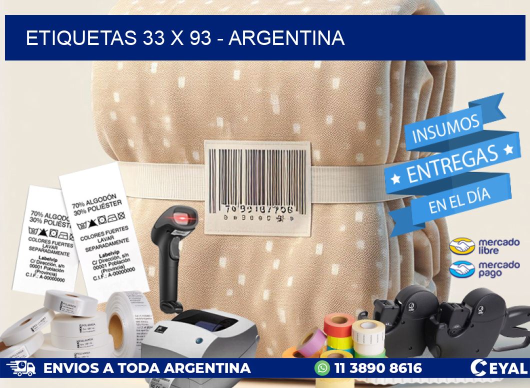 ETIQUETAS 33 x 93 – ARGENTINA