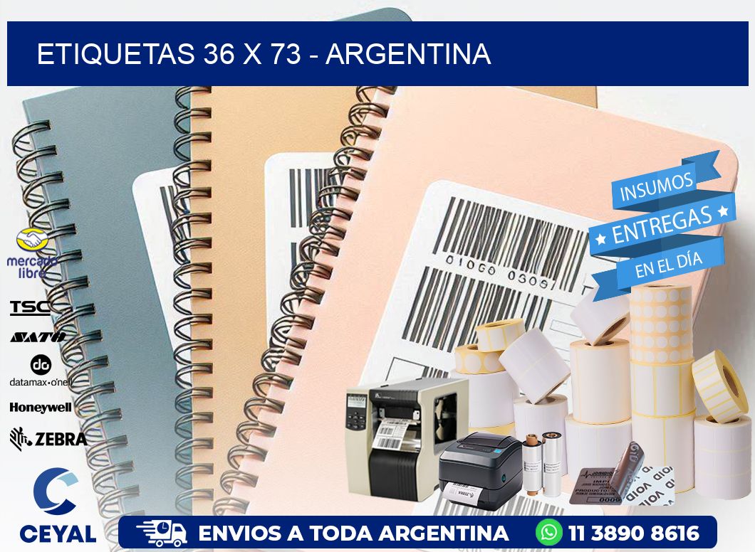 ETIQUETAS 36 x 73 - ARGENTINA