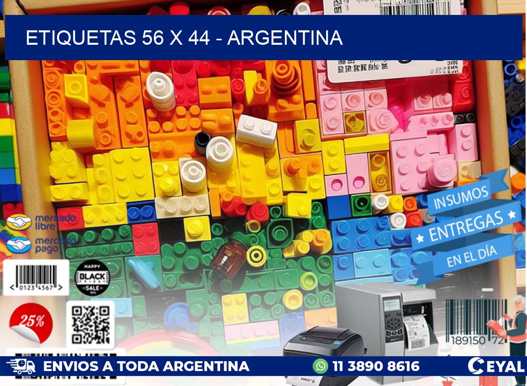 ETIQUETAS 56 x 44 - ARGENTINA