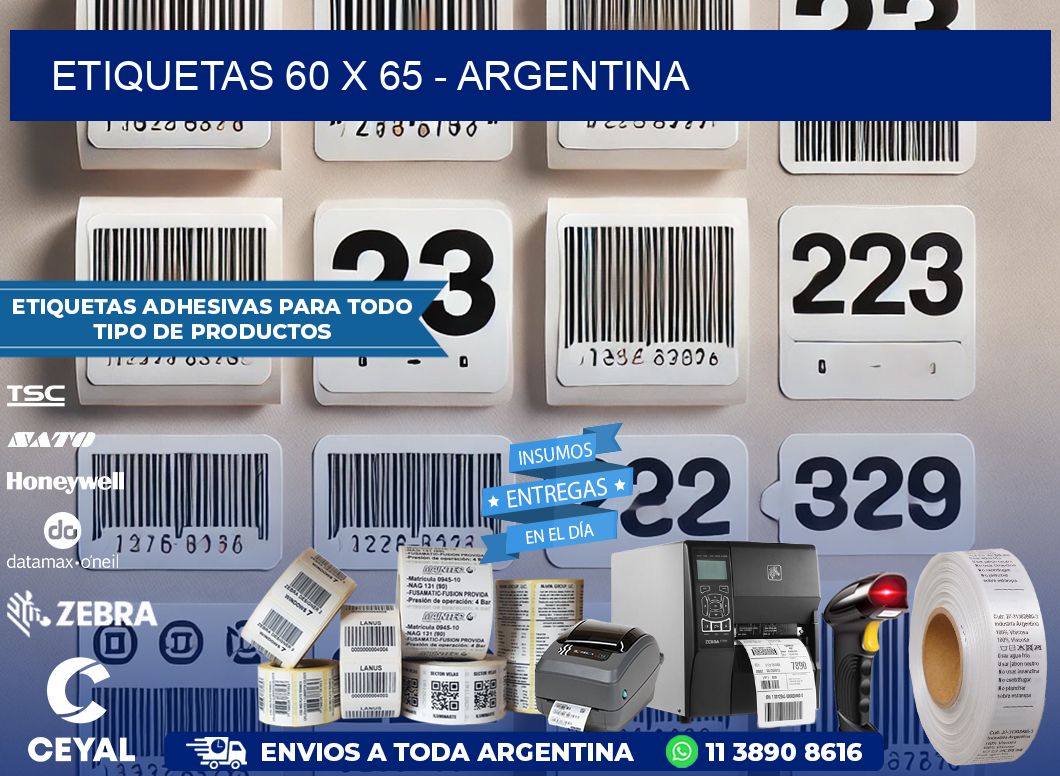 ETIQUETAS 60 x 65 – ARGENTINA